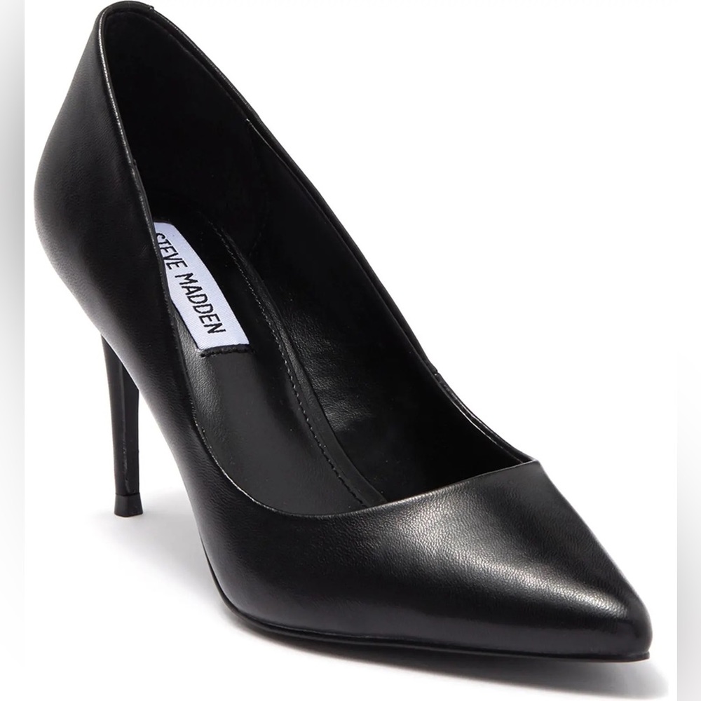 Steve Madden Luiza Pump Black Leather